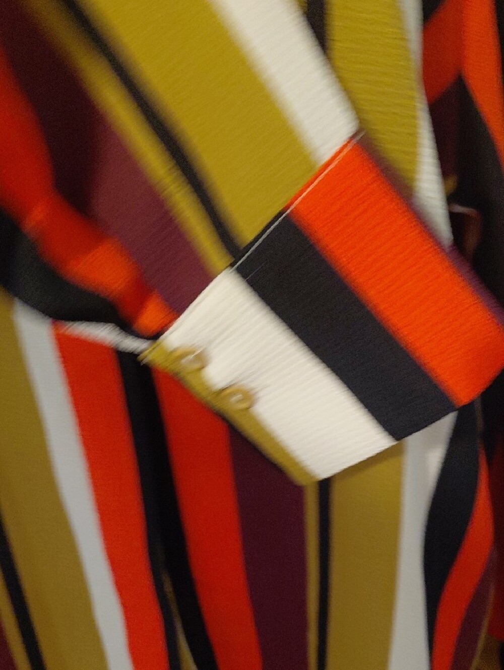 Moa Moa Multicolor Striped Top with Mustard, Black & Cream - Picture 5 of 13